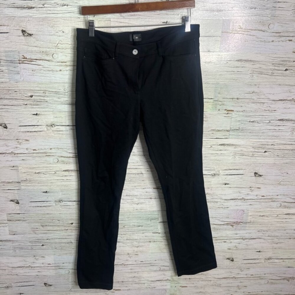 White House Black Market Dress Pants the Slim  Size 8 black